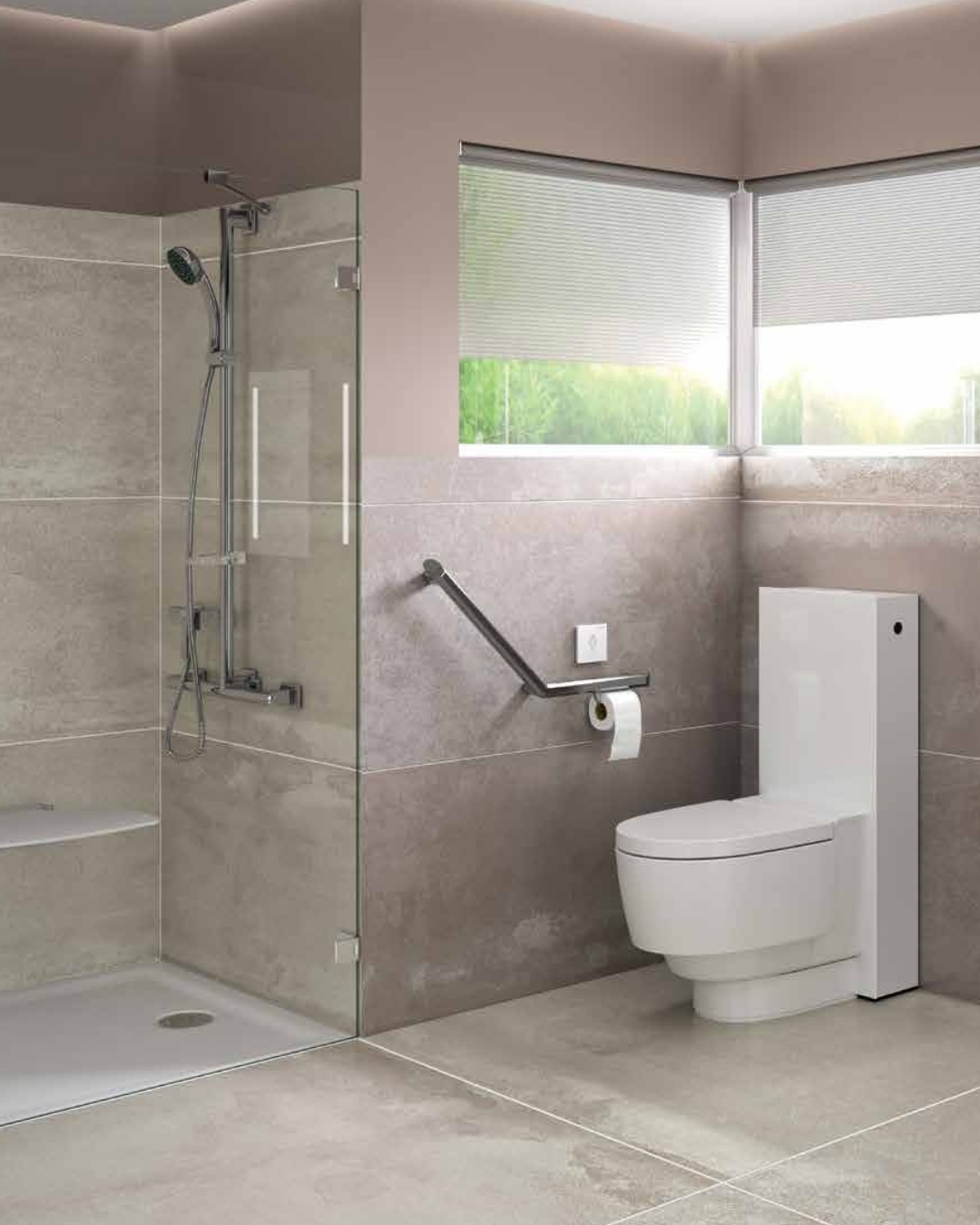 WC japonais blanc avec son châssis sans gros travaux