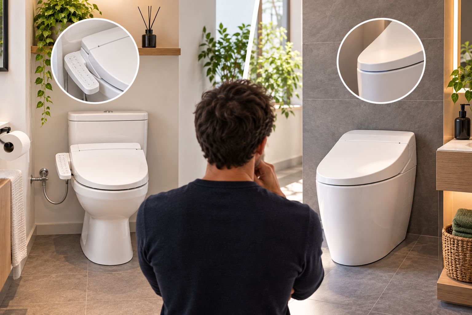 Abattant lavant ou WC japonais monobloc : lequel choisir selon vos toilettes