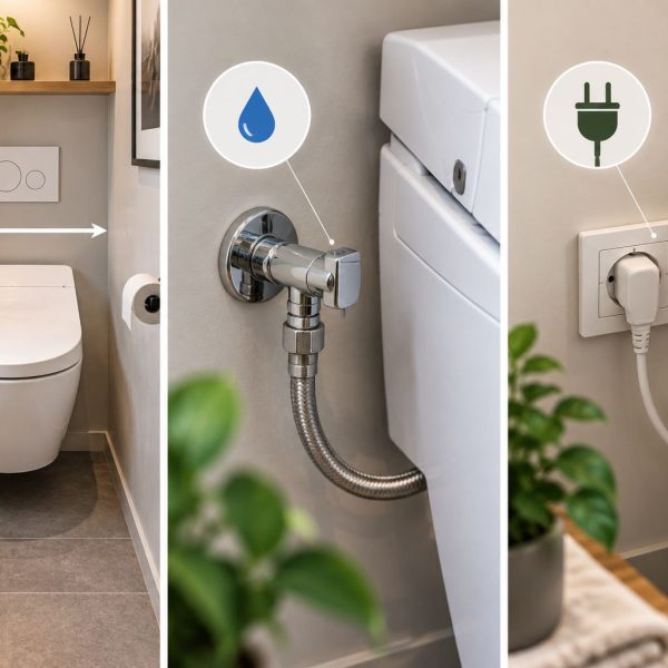 Installer un WC lavant : les 3 vérifications avant commande