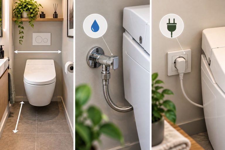 Installer un WC lavant : les 3 vérifications avant commande